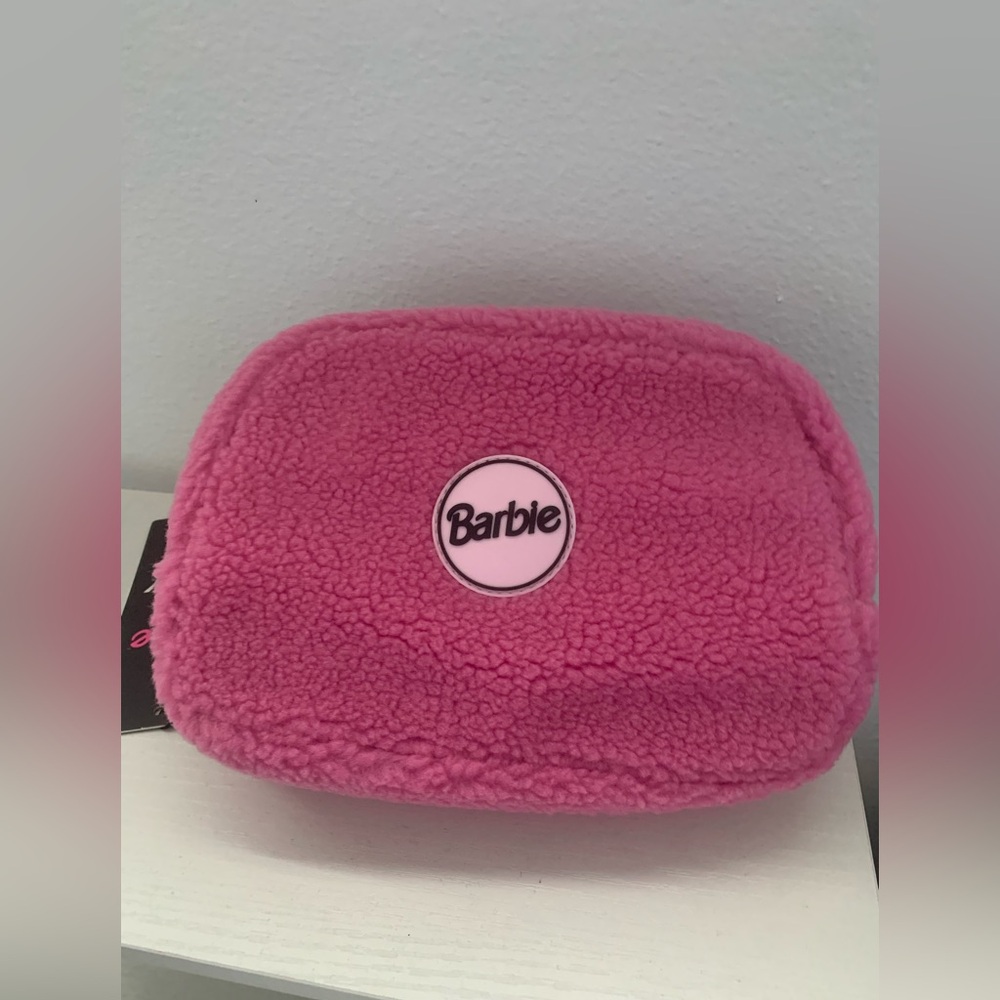 Vooray x Barbie Pink Fuzzy Quinn Belt Bag